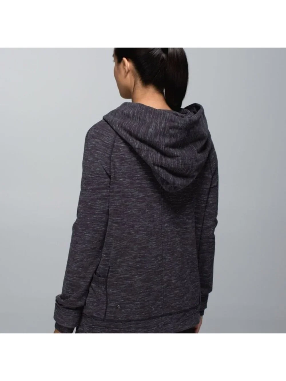 Lululemon Find Your Centre Wrap Heathered Marled Black / Black